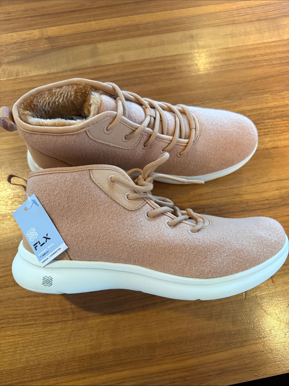 FLX Urban Commuter Wool Blend Sneaker High Top Size 11